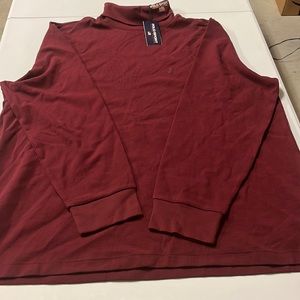 NWT:Polo Ralph Lauren men's polo sport men’s long neck sweater long sleeve 100%C